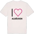 Jag älskar Albäcken t-shirt stort tryck