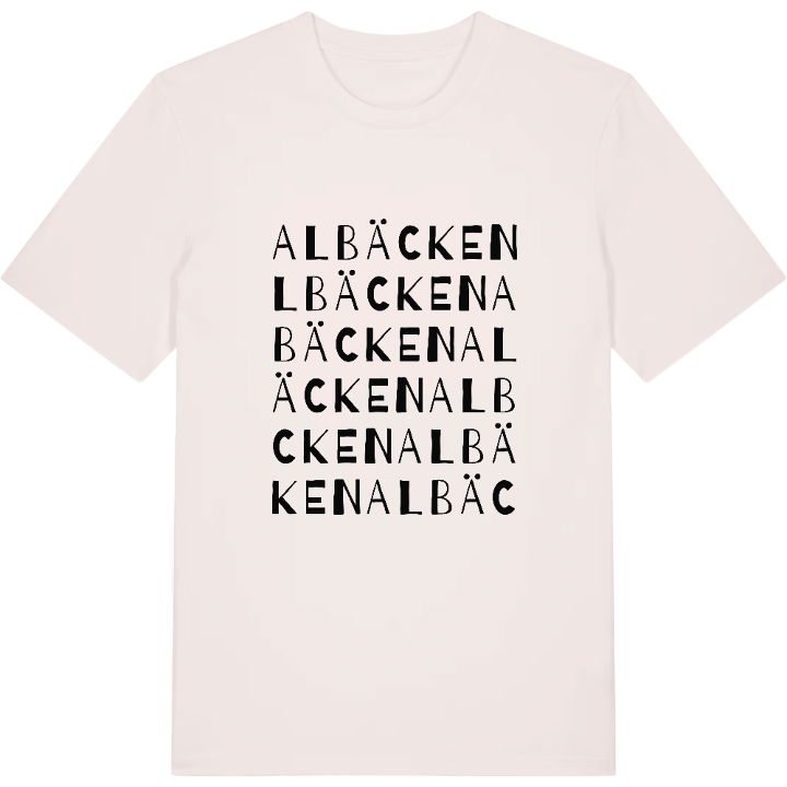Albäcken ordlek t-shirt – t-shirt från PinShirt