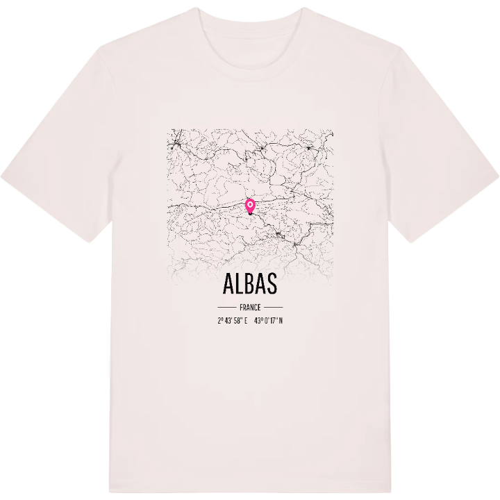Albas karta t-shirt – t-shirt från PinShirt