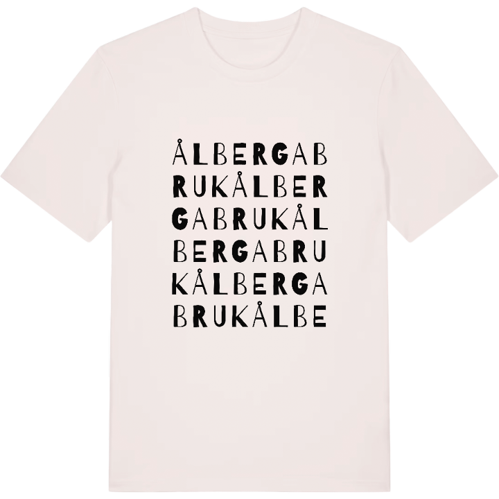 Ålberga bruk ordlek t-shirt – t-shirt från PinShirt