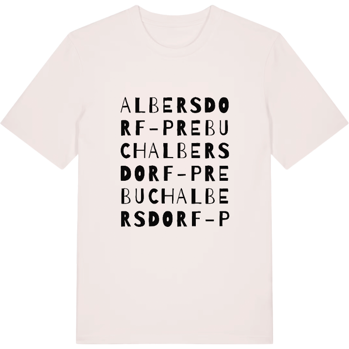 Albersdorf-Prebuch ordlek t-shirt – t-shirt från PinShirt