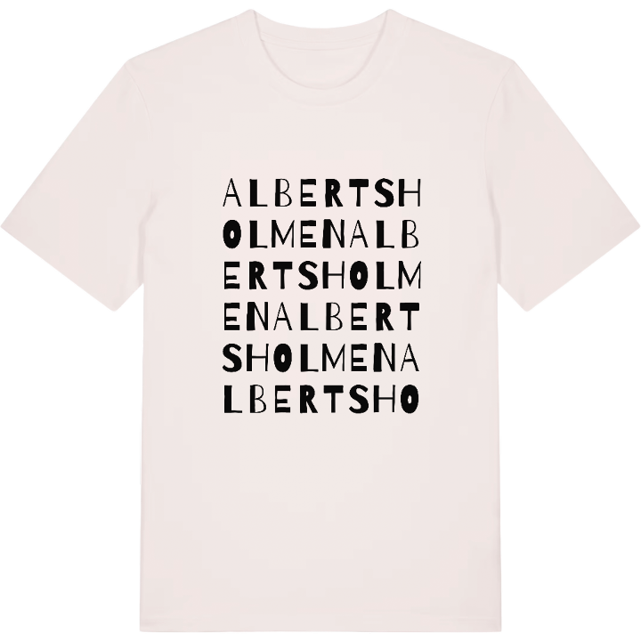 Albertsholmen ordlek t-shirt – t-shirt från PinShirt
