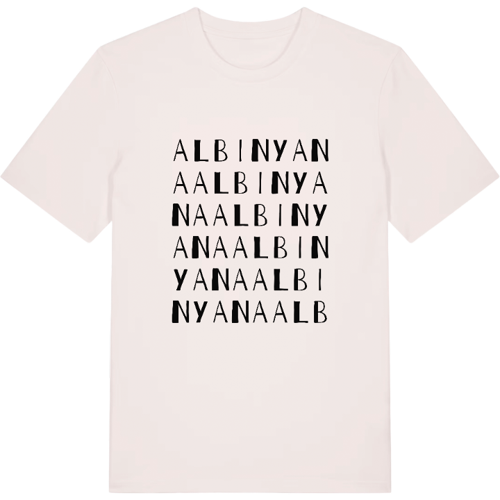 Albinyana ordlek t-shirt – t-shirt från PinShirt