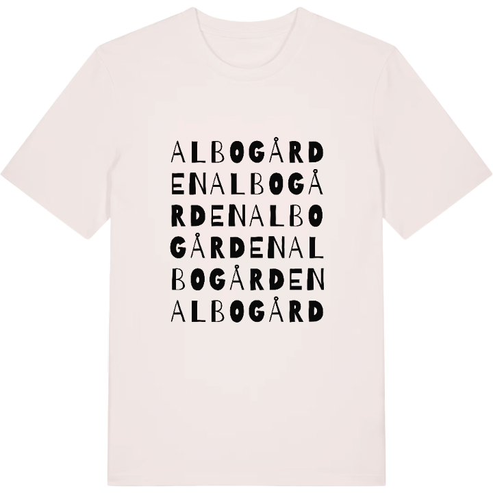 Albogården ordlek t-shirt – t-shirt från PinShirt