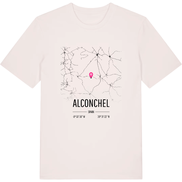Alconchel karta t-shirt – t-shirt från PinShirt