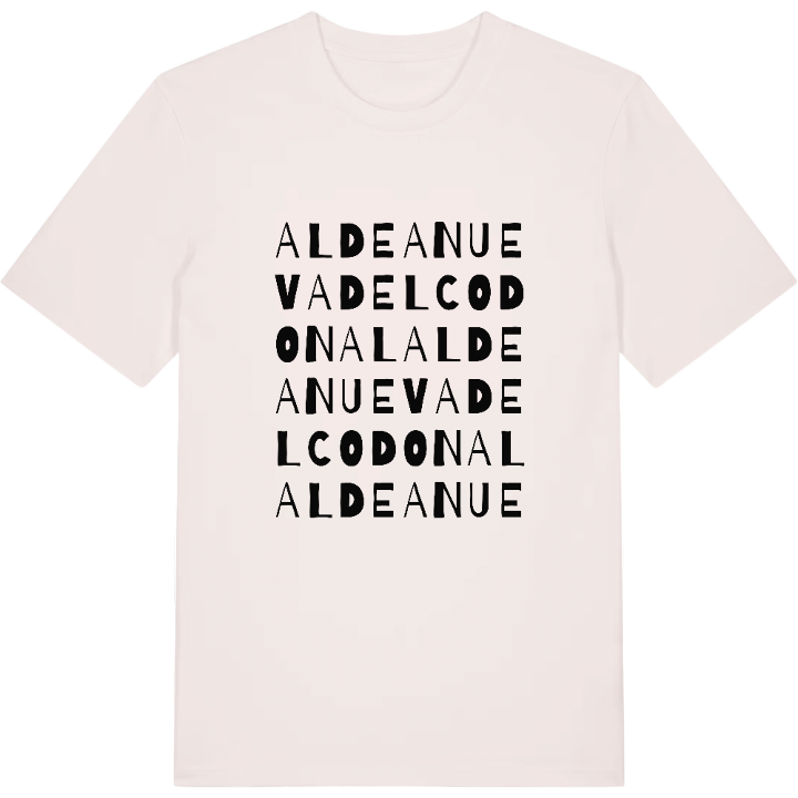 Aldeanueva del Codonal ordlek t-shirt – t-shirt från PinShirt
