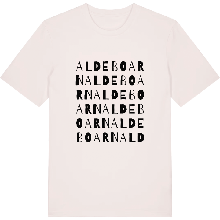 Aldeboarn ordlek t-shirt – t-shirt från PinShirt