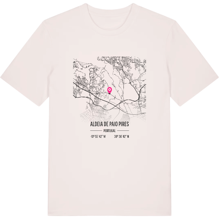 Aldeia de Paio Pires karta t-shirt – t-shirt från PinShirt