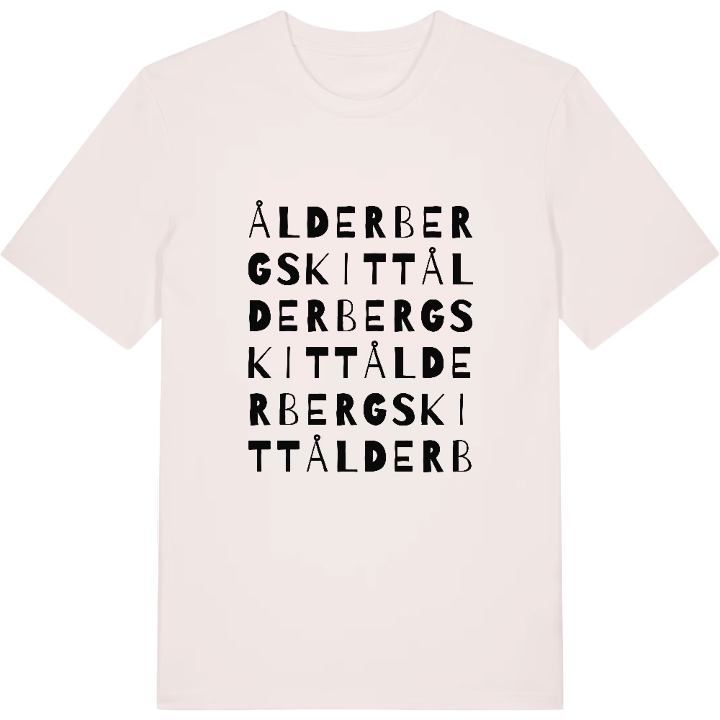 Ålderbergskitt ordlek t-shirt – t-shirt från PinShirt