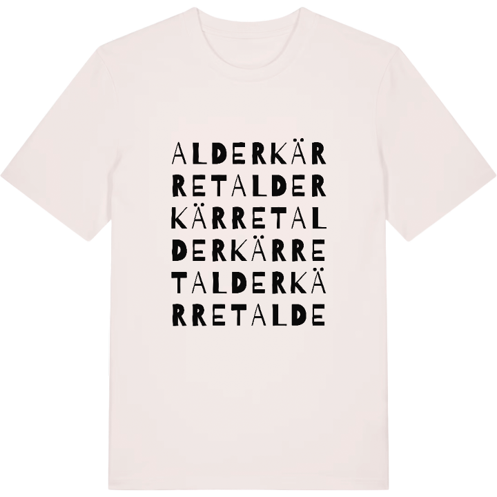 Alderkärret ordlek t-shirt – t-shirt från PinShirt