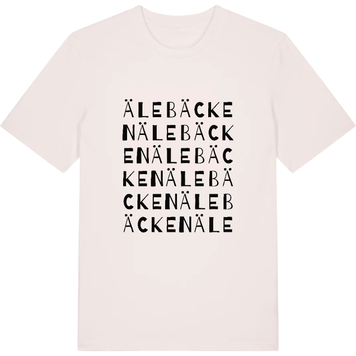 Älebäcken ordlek t-shirt – t-shirt från PinShirt