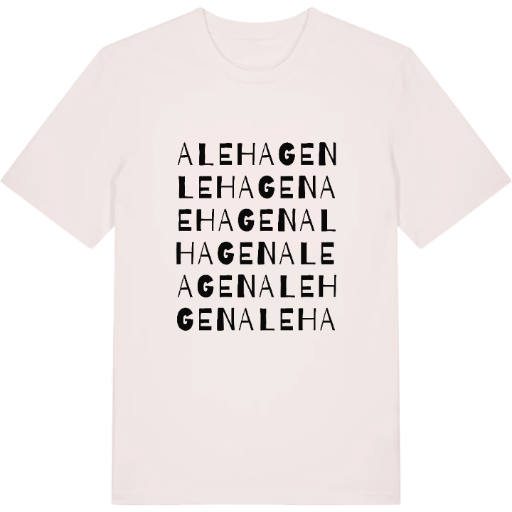 Alehagen ordlek t-shirt – t-shirt från PinShirt