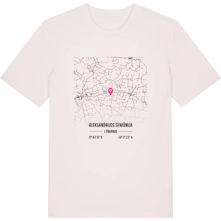 Aleksandrijos seniūnija karta t-shirt – t-shirt från PinShirt