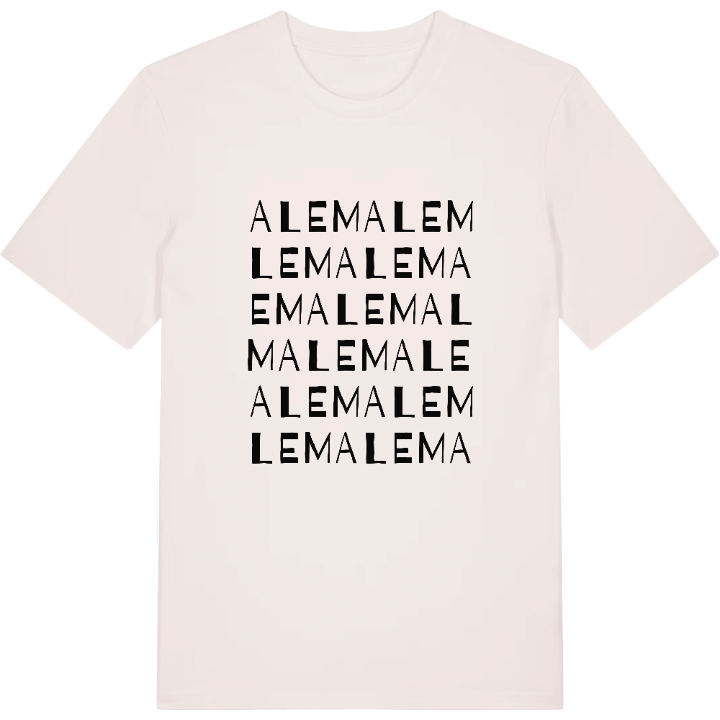 Alem ordlek t-shirt – t-shirt från PinShirt