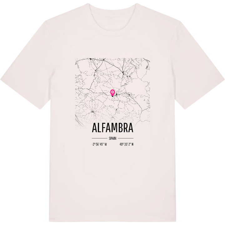 Alfambra karta t-shirt – t-shirt från PinShirt