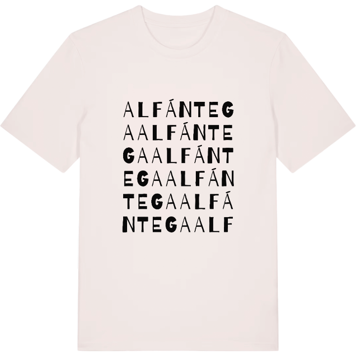 Alfántega ordlek t-shirt – t-shirt från PinShirt