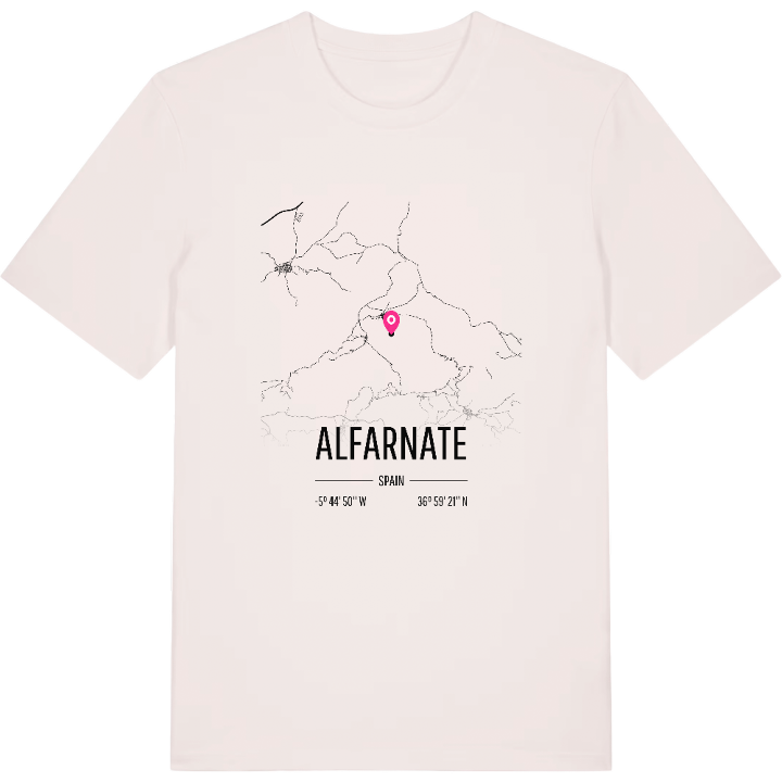 Alfarnate karta t-shirt – t-shirt från PinShirt