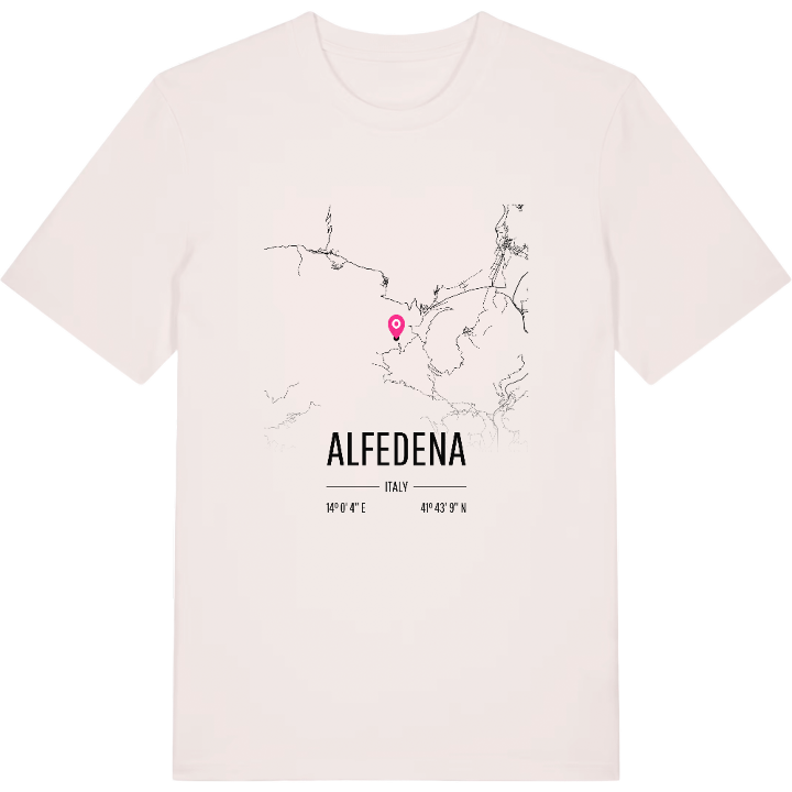 Alfedena karta t-shirt – t-shirt från PinShirt