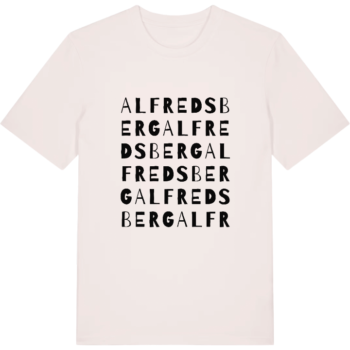 Alfredsberg ordlek t-shirt – t-shirt från PinShirt
