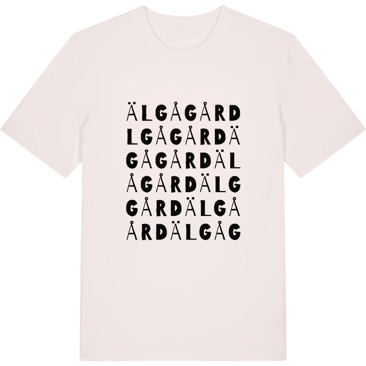 Älgå gård ordlek t-shirt – t-shirt från PinShirt
