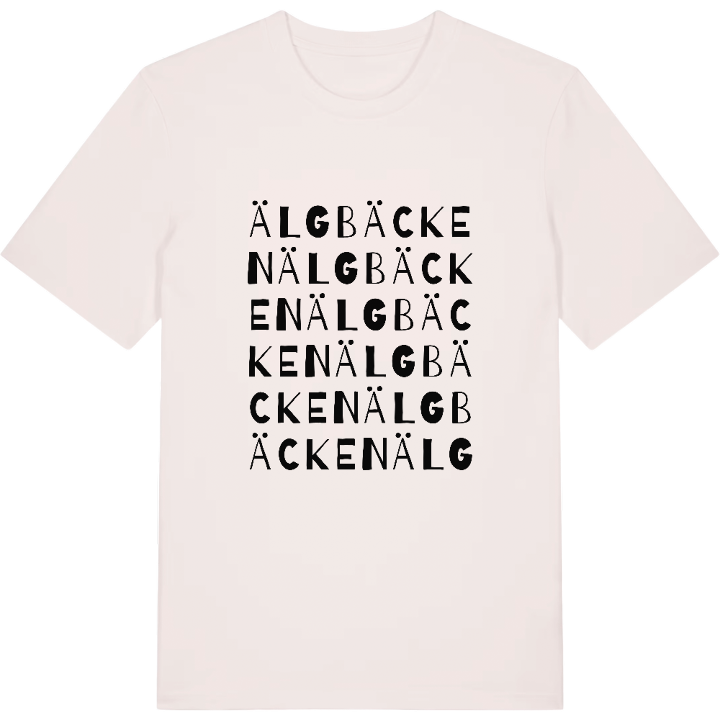 Älgbäcken ordlek t-shirt – t-shirt från PinShirt