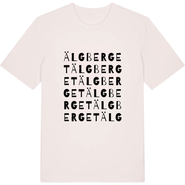 Älgberget ordlek t-shirt – t-shirt från PinShirt