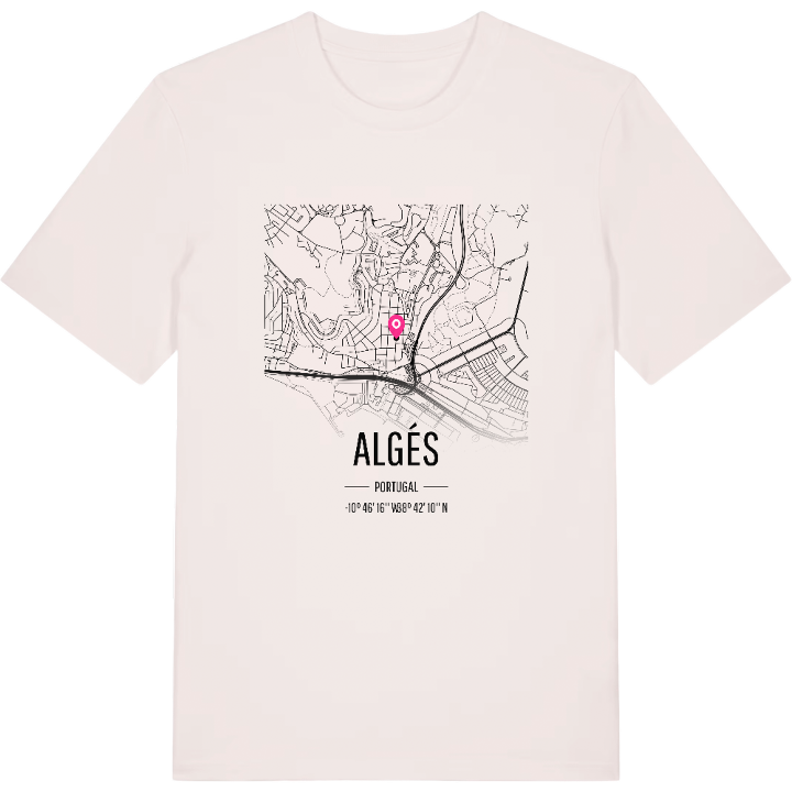Algés karta t-shirt – t-shirt från PinShirt