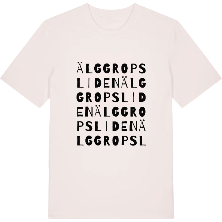 Älggropsliden ordlek t-shirt – t-shirt från PinShirt