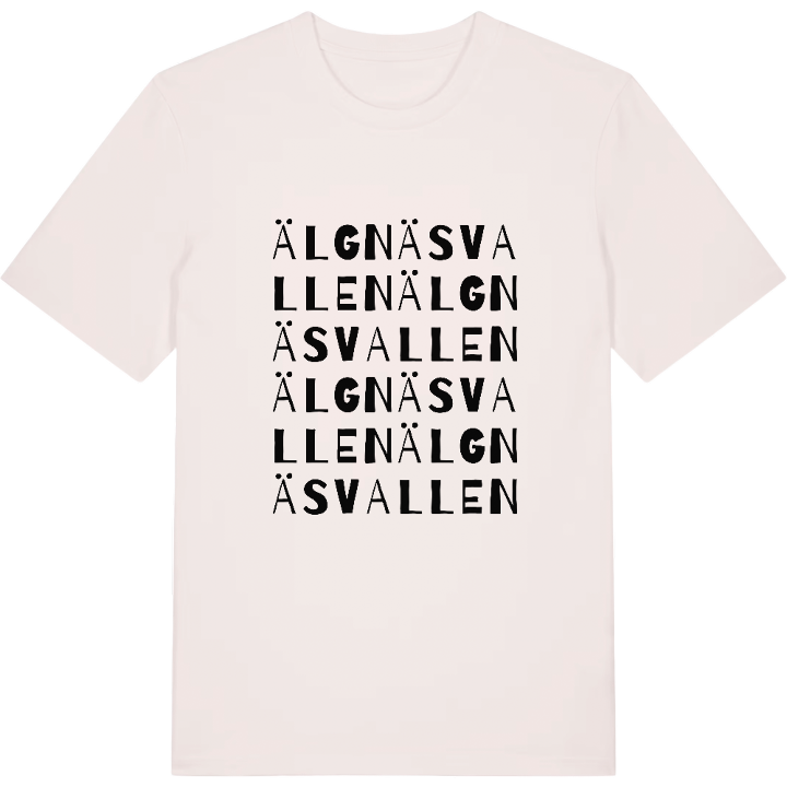 Älgnäsvallen ordlek t-shirt – t-shirt från PinShirt