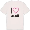 Jag älskar Algö t-shirt stort tryck