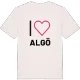 Jag älskar Algö t-shirt stort tryck
