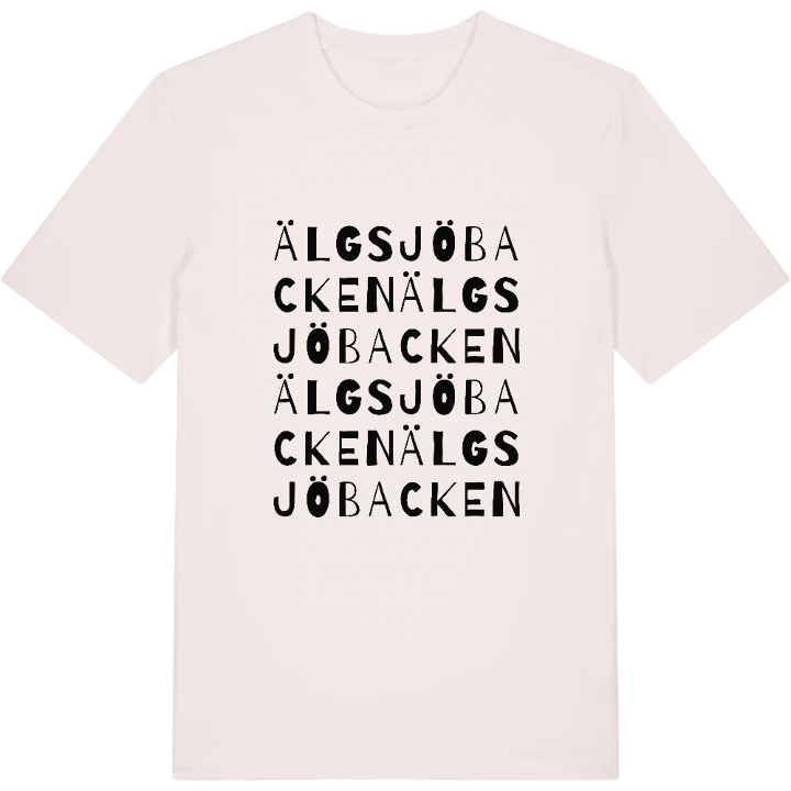 Älgsjöbacken ordlek t-shirt – t-shirt från PinShirt