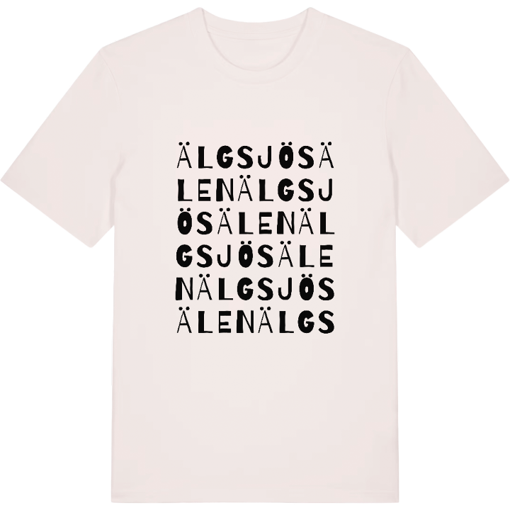 Älgsjösälen ordlek t-shirt – t-shirt från PinShirt