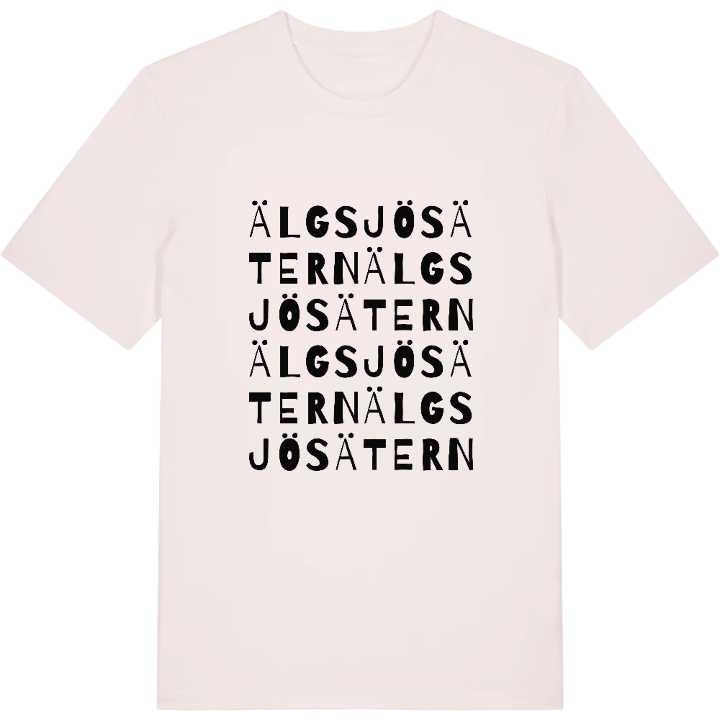 Älgsjösätern ordlek t-shirt – t-shirt från PinShirt