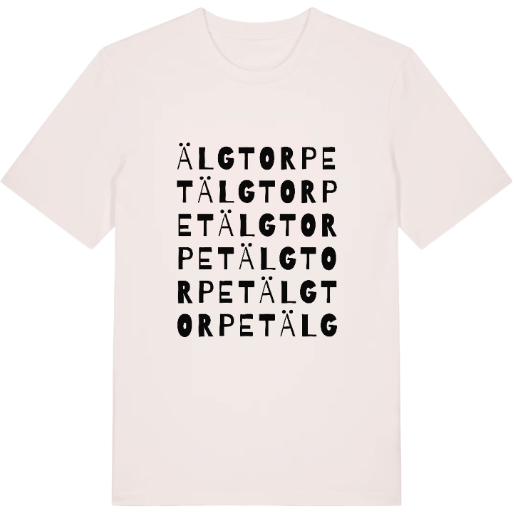Älgtorpet ordlek t-shirt – t-shirt från PinShirt