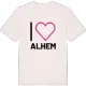Jag älskar Alhem t-shirt stort tryck