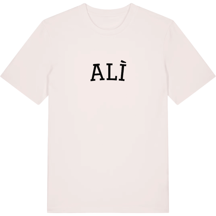 Alì böjd t-shirt – t-shirt från PinShirt