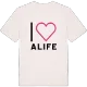 Jag älskar Alife t-shirt stort tryck