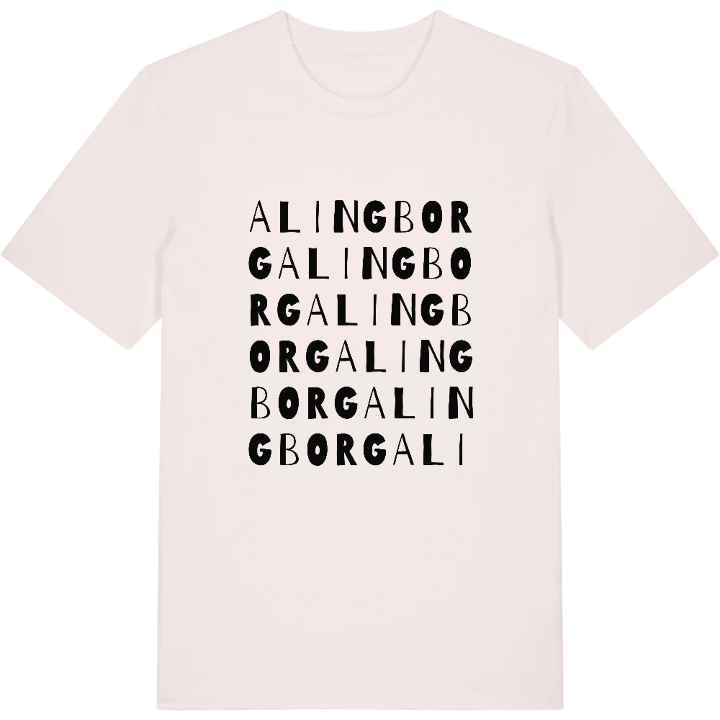 Alingborg ordlek t-shirt – t-shirt från PinShirt
