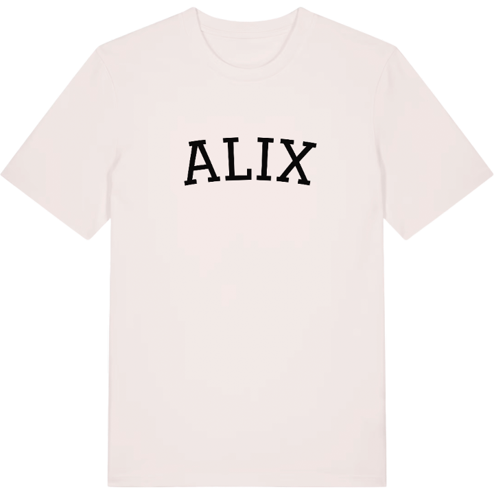 Alix böjd t-shirt – t-shirt från PinShirt