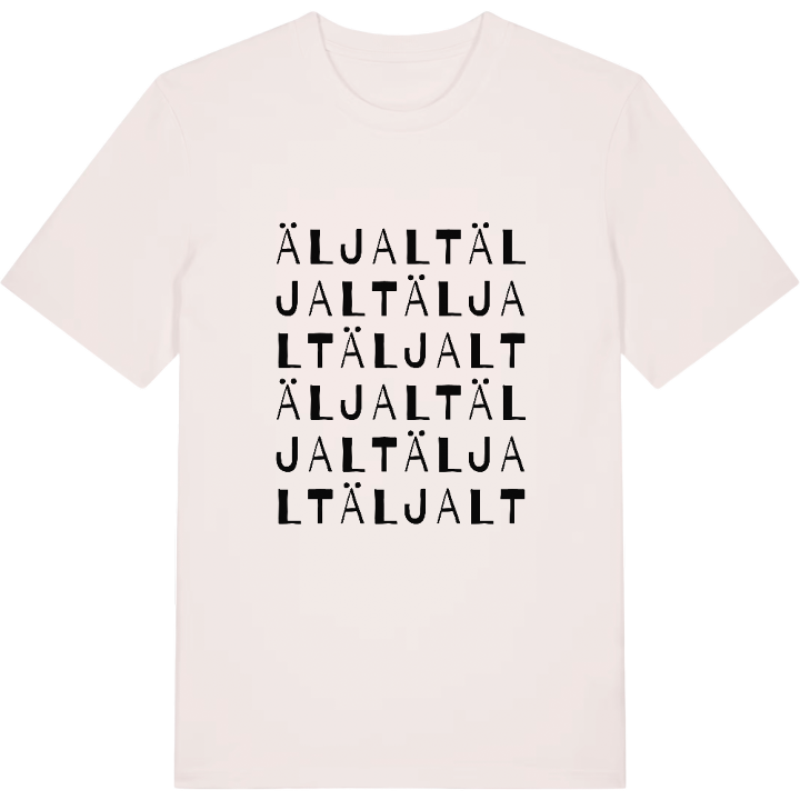 Äljalt ordlek t-shirt – t-shirt från PinShirt