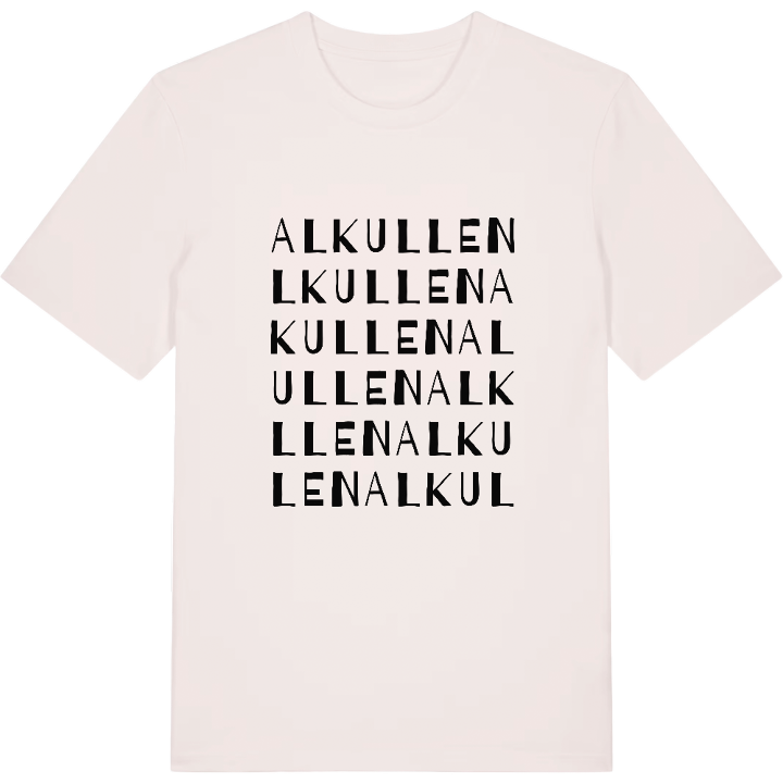 Alkullen ordlek t-shirt – t-shirt från PinShirt