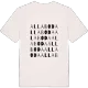 Allaboda ordlek t-shirt