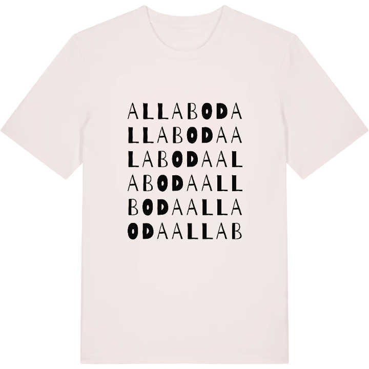Allaboda ordlek t-shirt – t-shirt från PinShirt