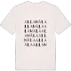 Allamåla ordlek t-shirt