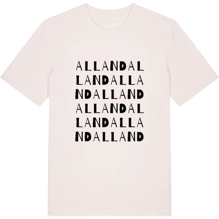 Alland ordlek t-shirt – t-shirt från PinShirt