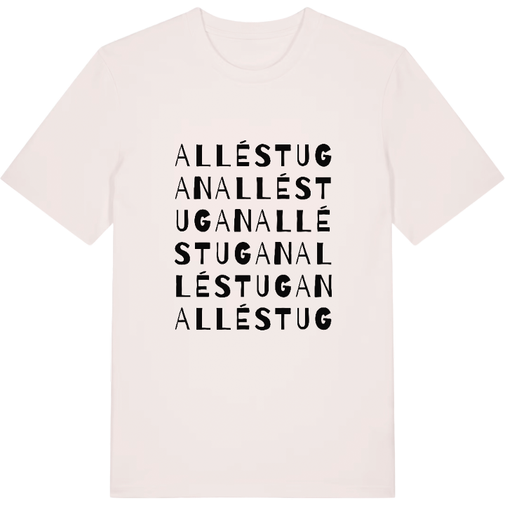 Alléstugan ordlek t-shirt – t-shirt från PinShirt