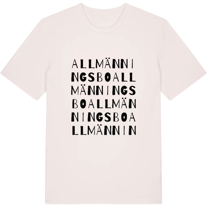 Allmänningsbo ordlek t-shirt – t-shirt från PinShirt