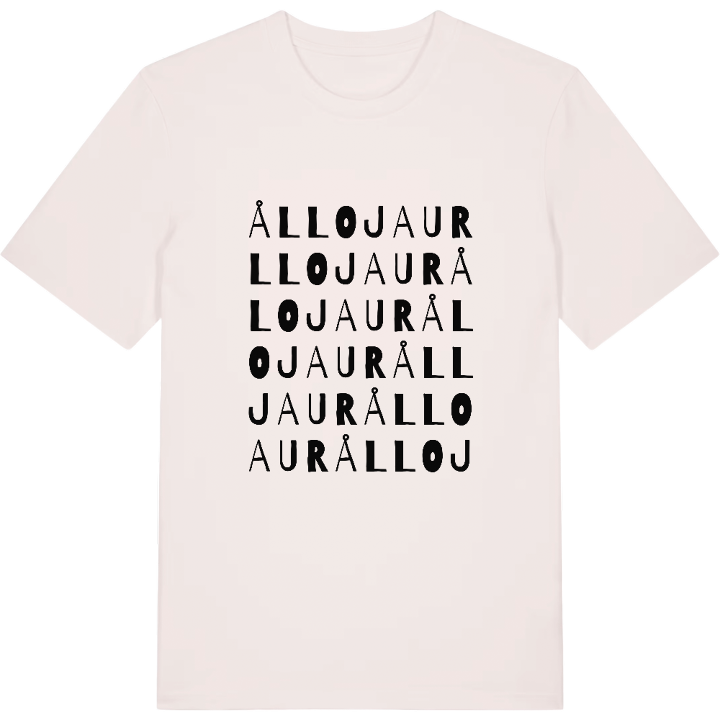 Ållojaur ordlek t-shirt – t-shirt från PinShirt