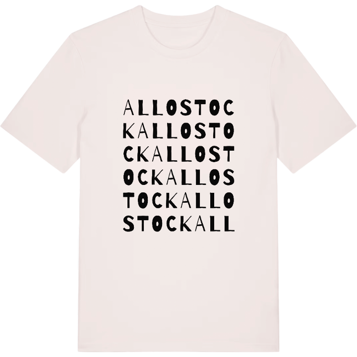 Allostock ordlek t-shirt – t-shirt från PinShirt